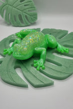 Load image into Gallery viewer, Sparkly Resin Glitter Frog Figurines