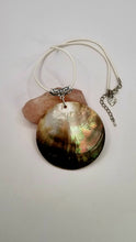 Load image into Gallery viewer, Large Round Mother of Pearl Seashell Pendant