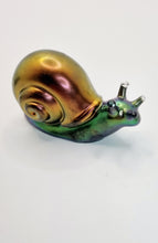 Load image into Gallery viewer, Handcrafted Holographic Colour Shift Resin Snail Figurines