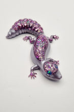 Load image into Gallery viewer, Handcrafted Colour Shift & Glitter Resin Lizard Figurines & Magnets