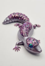 Load image into Gallery viewer, Handcrafted Colour Shift & Glitter Resin Lizard Figurines & Magnets