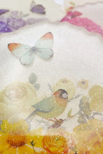 Load image into Gallery viewer, Floral Geode Resin Coasters & Matching Coaster Holder