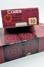 Load image into Gallery viewer, Vintage Coats Chain Mercer Crochet Cotton No. 10 x 18 Balls 20g White