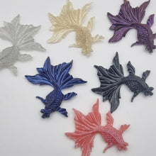 Load image into Gallery viewer, Glitzy Resin Fantail Fish Magnets