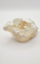 Load image into Gallery viewer, Handcrafted Seashell Shaped Resin Trinket Bowls Featuring White & Pearl White Seashells