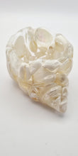 Load image into Gallery viewer, Handcrafted Seashell Shaped Resin Trinket Bowls Featuring White & Pearl White Seashells