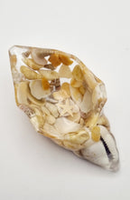 Load image into Gallery viewer, Handcrafted Seashell Shaped Resin Trinket Bowls Featuring Naturally Coloured Seashells #Style B