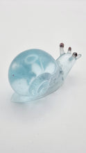Load image into Gallery viewer, Handcrafted Holographic Colour Shift Resin Snail Figurines