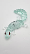 Load image into Gallery viewer, Handcrafted Colour Shift & Glitter Resin Lizard Figurines & Magnets