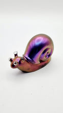 Load image into Gallery viewer, Handcrafted Holographic Colour Shift Resin Snail Figurines