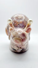 Load image into Gallery viewer, Handcrafted Resin Snail Figurine Featuring Pink Seashells