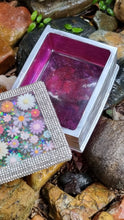 Load image into Gallery viewer, Book-shaped Floral Rhinestone Trinket Box