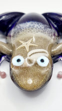 Load image into Gallery viewer, Beachy Resin Frog Figurine Featuring Seashells