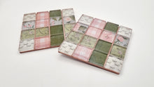 Load image into Gallery viewer, Patchwork Quilt Mosaic Resin Coasters