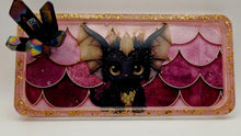Load image into Gallery viewer, 2D Dragon Trinket Tray Featuring Aurora Crystals