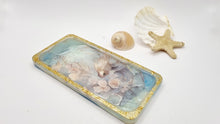 Load image into Gallery viewer, Pastel Goldfish Trinket Tray Featuring Handmade Sea Glass