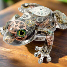 Load image into Gallery viewer, Steampunk Frog Figurine