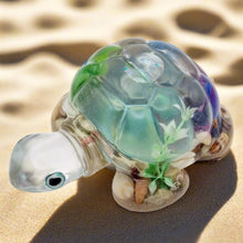 Load image into Gallery viewer, Aquarium Snow Globe Resin Sea Turtle
