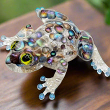 Load image into Gallery viewer, Handcrafted Resin Bubble Frog Figurine
