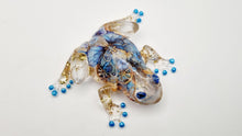 Load image into Gallery viewer, Blue Mechanical Butterfly Frog Figurine
