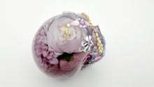 Load image into Gallery viewer, Rhinestone Floral Sugar Skull Figurine Lamp