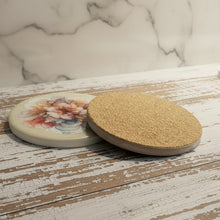 Load image into Gallery viewer, Ink Spill Coaster Set + Keychain