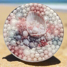 Load image into Gallery viewer, NEW VIRAL RESIN TECHNIQUE Coaster Set in Faux Pearl Fantasy Bubbles