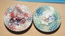 Load image into Gallery viewer, NEW VIRAL RESIN TECHNIQUE Coaster Set in Faux Pearl Fantasy Bubbles