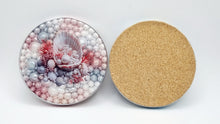 Load image into Gallery viewer, NEW VIRAL RESIN TECHNIQUE Coaster Set in Faux Pearl Fantasy Bubbles