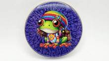 Load image into Gallery viewer, Hippy Frog Crackle Coaster Set