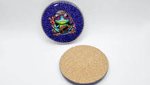 Load image into Gallery viewer, Hippy Frog Crackle Coaster Set