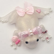 Load image into Gallery viewer, Sand & Seashell Trinket Jar Adorned with Pearls
