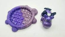 Load image into Gallery viewer, IntoResin Crystal Turtle Coaster & Matching Hippo