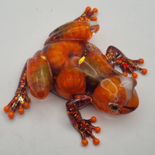 Load image into Gallery viewer, FRUMPKIN Resin Pumpkin Frog Figurine
