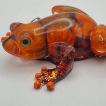 Load image into Gallery viewer, FRUMPKIN Resin Pumpkin Frog Figurine