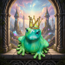 Load image into Gallery viewer, IntoResin Marbled Chubby Frog Figurine 'Froggy Friday'