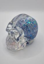 Load image into Gallery viewer, Handcrafted Resin Snow Dome Skulls