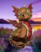 Load image into Gallery viewer, Chameleon Dragons 3 Ways Handcrafted Resin Wall Décor