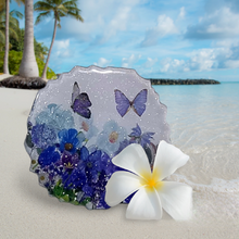Load image into Gallery viewer, Floral Geode Resin Coasters