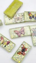 Load image into Gallery viewer, Handcrafted Resin Domino Game Sets Featuring Crystal Rhinestones