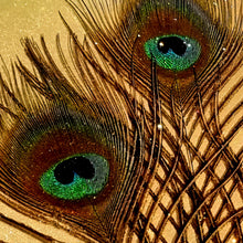 Load image into Gallery viewer, Large IntoResin Peacock Feather Bowl