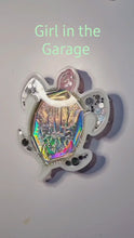 Load and play video in Gallery viewer, Holographic Resin Sea Turtles Featuring Pearls and Seashells