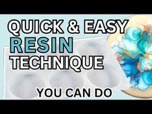 Load and play video in Gallery viewer, Ink Spill Coaster Set + Keychain