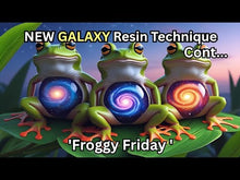 Load and play video in Gallery viewer, Galaxy 'Froggy Friday' Frog Figurine