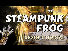 Load and play video in Gallery viewer, Steampunk Frog Figurine
