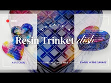 Load and play video in Gallery viewer, Heart Shaped Resin Crystal Cut Trinket Boxes