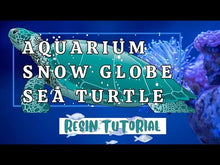 Load and play video in Gallery viewer, Aquarium Snow Globe Resin Sea Turtle