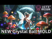 Load and play video in Gallery viewer, Let's Resin Crystal Ball Fairy Mushroom Lamp