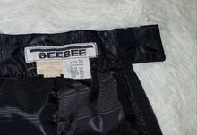 Load image into Gallery viewer, Vintage 80's Black Water-wave Taffeta Balloon Skirt