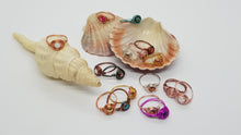 Load image into Gallery viewer, Assorted Wire Wrapped Beaded Rings